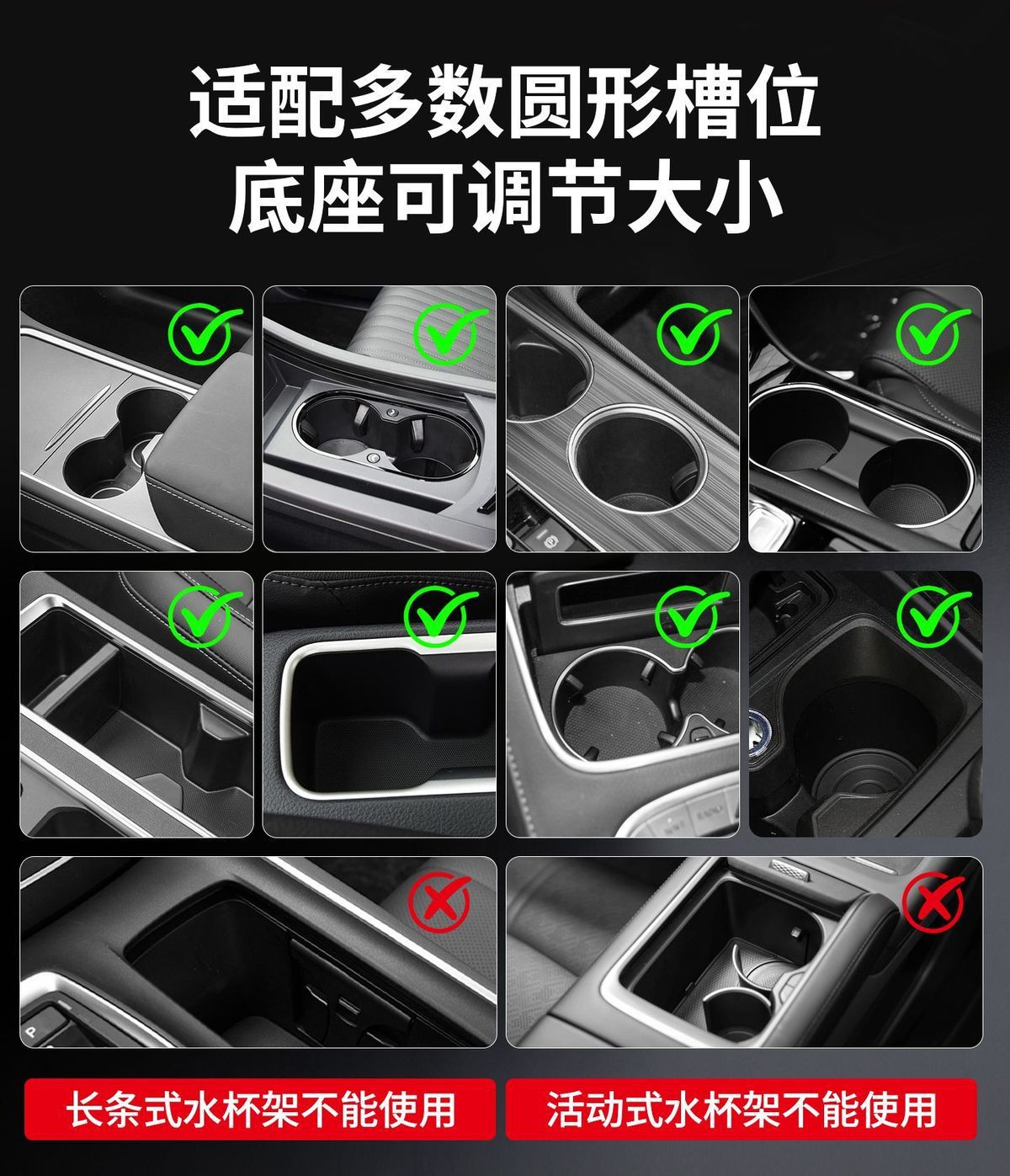 Car-Mounted Floating Table Board, Driver's Seat Table, Passenger Seat Tray, Universal Car Table Board, Car Accessories