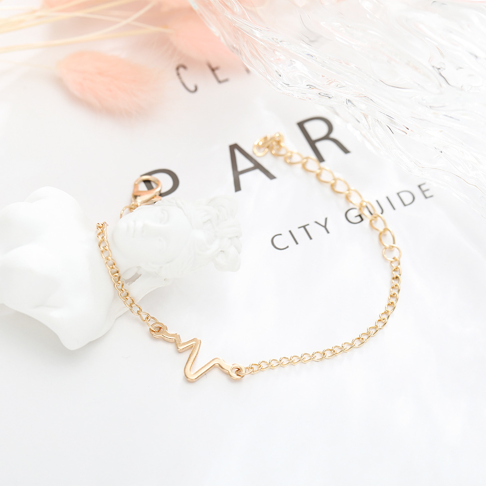 Vente En Gros Bijoux Bracelet Simple Onde De Foudre display picture 4