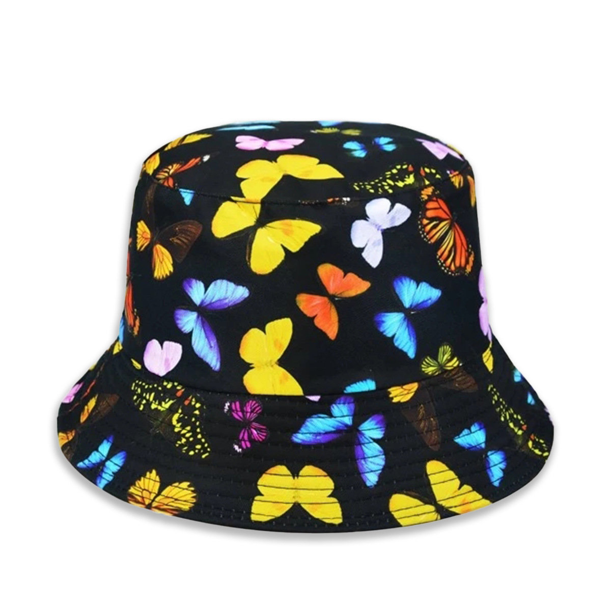 Korean Style Butterfly Printed Fisherman Hat Wholesale Nihaojewelry display picture 5