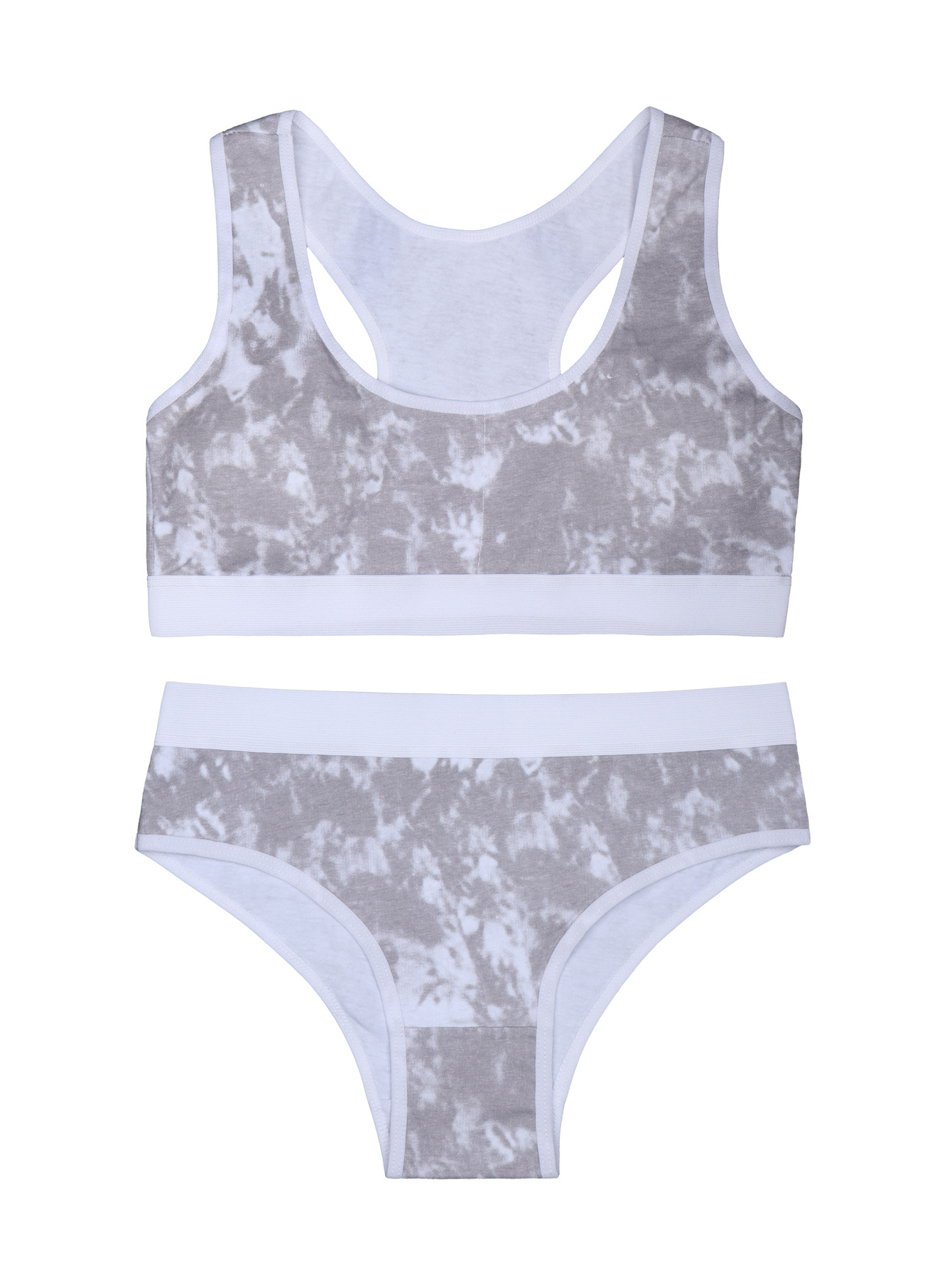 Chaleco para niña, ropa interior, deportes, a prueba de golpes, copa fija, sujetador trasero de belleza, chaleco integrado, algodón cómodo y agradable para la piel