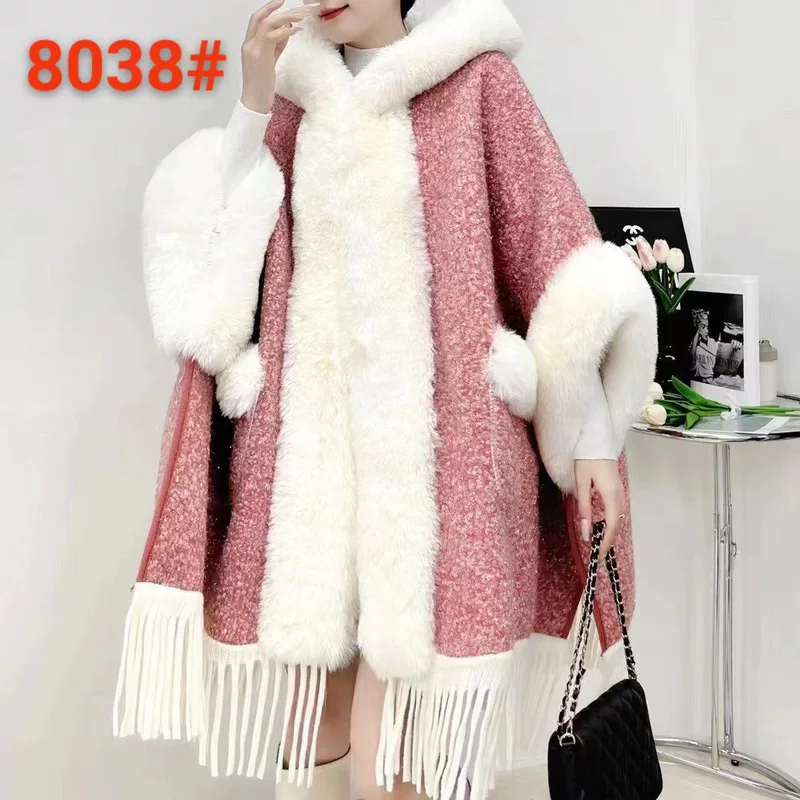 Демисезонный теплый trench coat с капюшоном, накидка, куртка, бархатная шерстяная coat, прямые продажи завода
