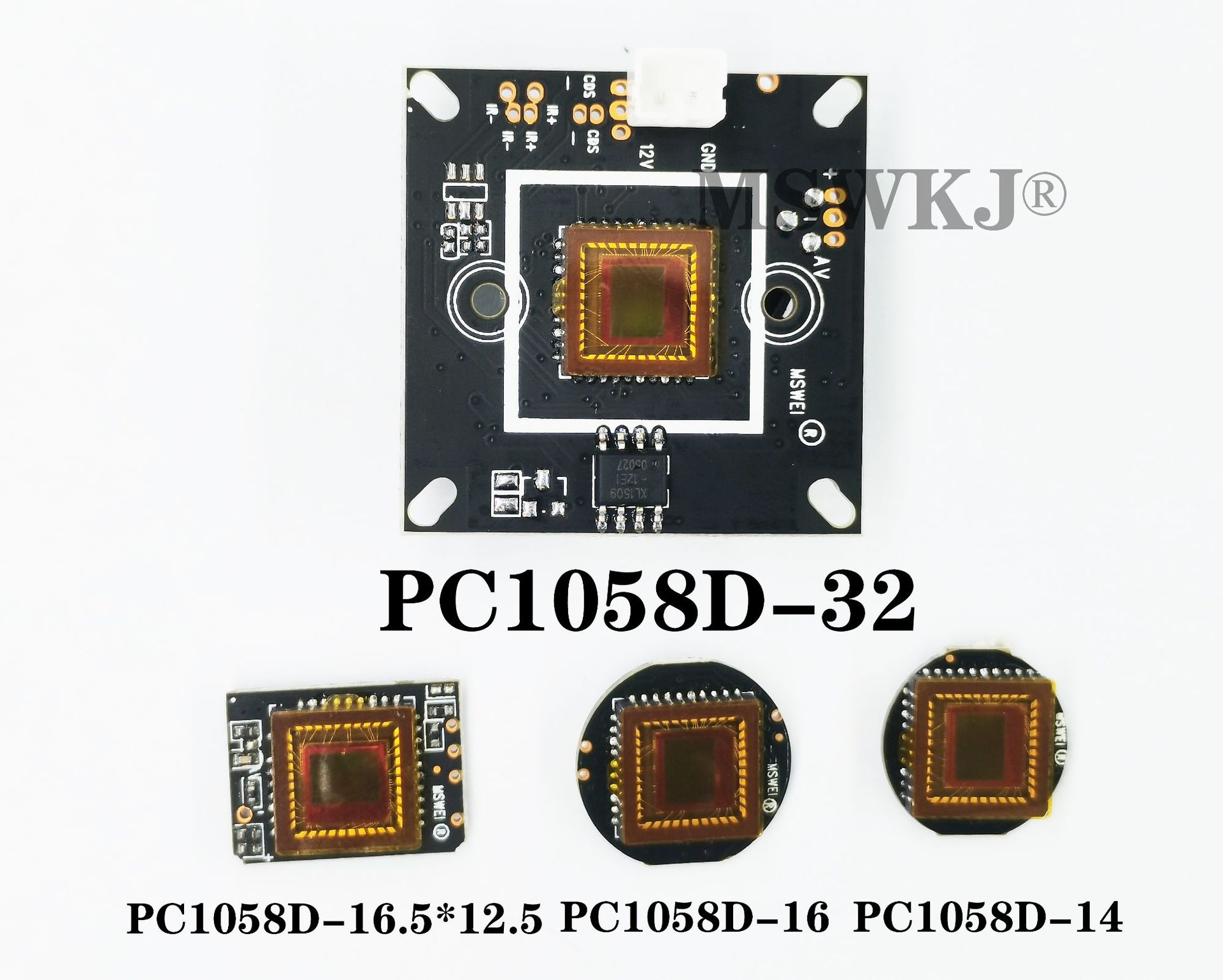 PC1058D电子显微镜 车载摄像头 监控摄像头 可视门铃摄像头PCBA