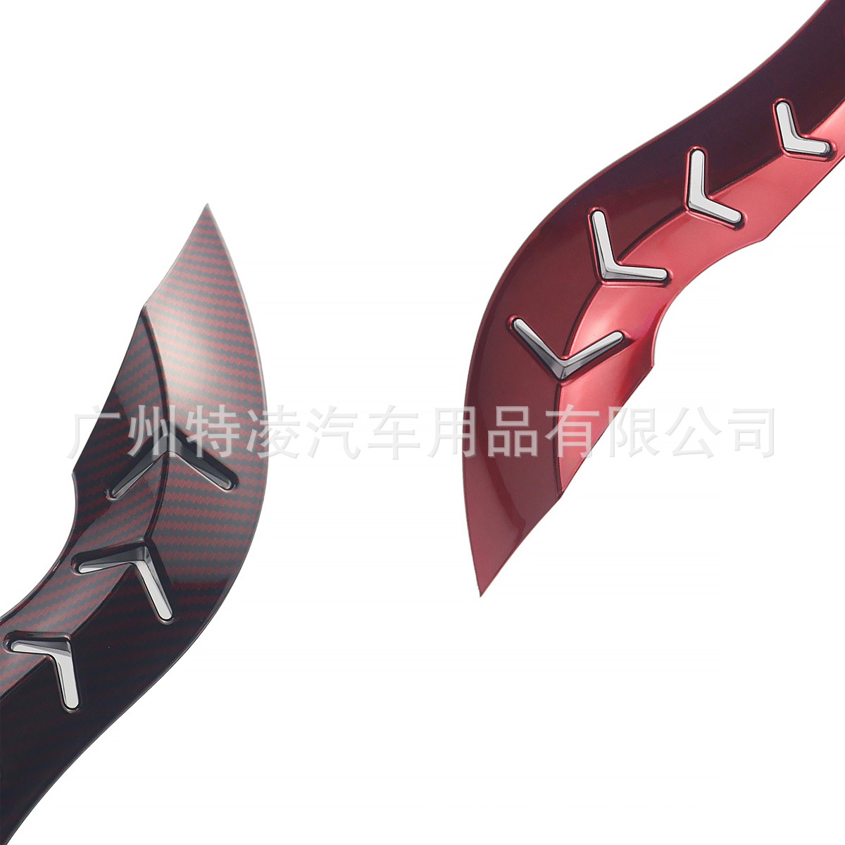 2 pieces of car roof dragon horn decorations for Halloween, suitable for modification on sedans and SUVs