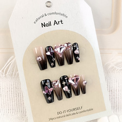 穿戴假指甲手工穿戴甲批發小紅書美甲甲片成品指甲貼片可拆卸