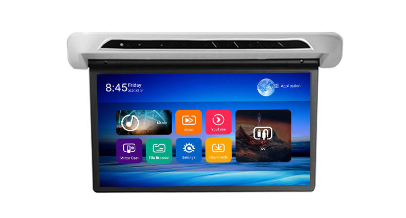 17.3inch Ceiling-mounted Android display 17.3inch Electric ceiling-mounted MP5 display car Android TV