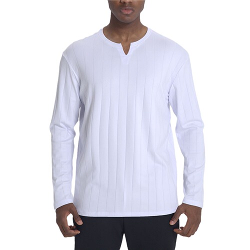 New casual quick-dry sports t-shirt for men, long sleeve, loose and breathable, running training sportswear top