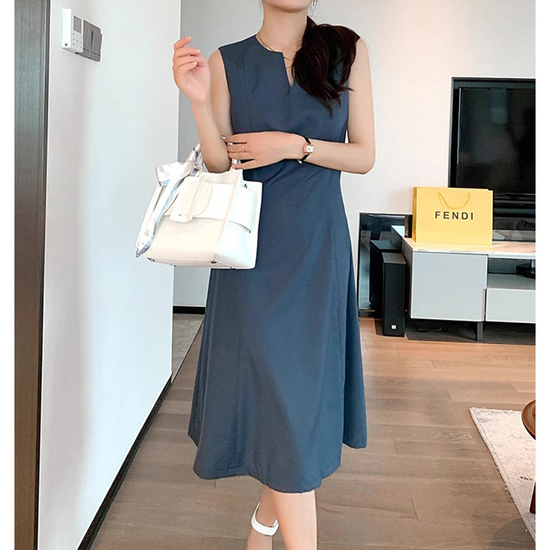 F9403 2300K VÁY ĐẦM LIỀN THÂN NỮ HANTDC DÀI QUÁ GỐI PHỤC CỔ CỔ ĐIỂN THỜI TRANG NỮ G05 SẢN PHẨM MỚI