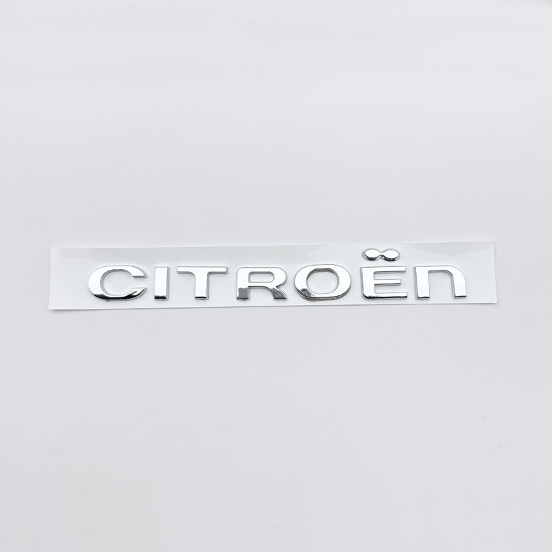 Suitable for Citroen C4 C5 Sega Ds5 Ls Ds6 Original Rear Car Logo Citroen English Logo Letter Sticker