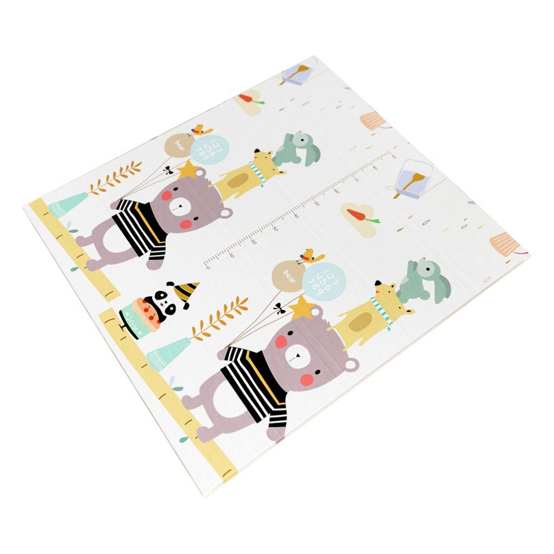 Alfombra de gateo para bebés xpe150*180, plegable de doble cara, alfombra infantil para el suelo, inodora, disponible en versión engrosada