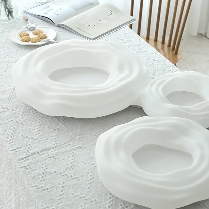 客廳燈曲奇奶油風臥室吸頂燈全光譜護眼燈網紅現代創意北歐房間燈