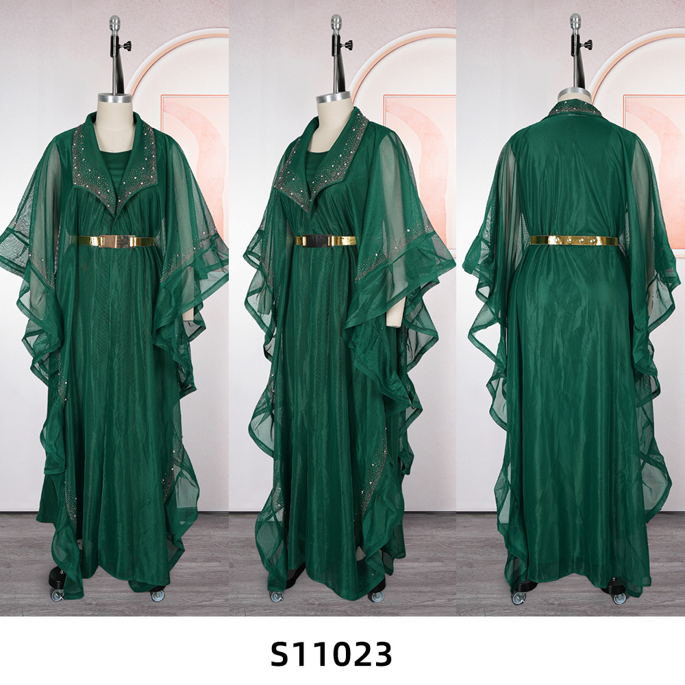 Cross-border Foreign Trade Middle Eastern Muslim Robe Cardigan European And American Dubai Elegant Women's Dress_ecoleips.com