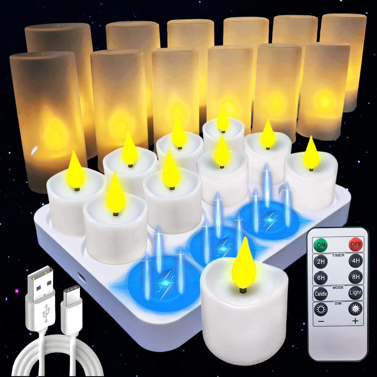 electronic Christmas candle