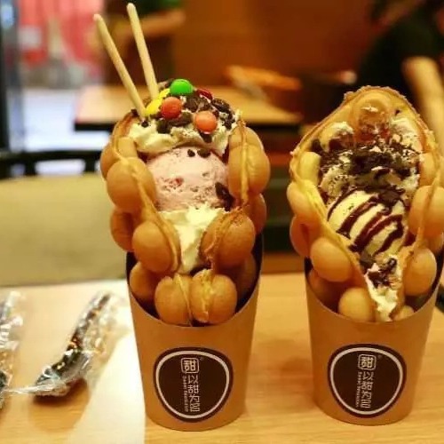 Hui Guan Hard Ice Cream Powder 1KG Egg Pancake Seven-Color Ice Cream Ball Ice Cream Powder Scoopable Ice Cream Roll