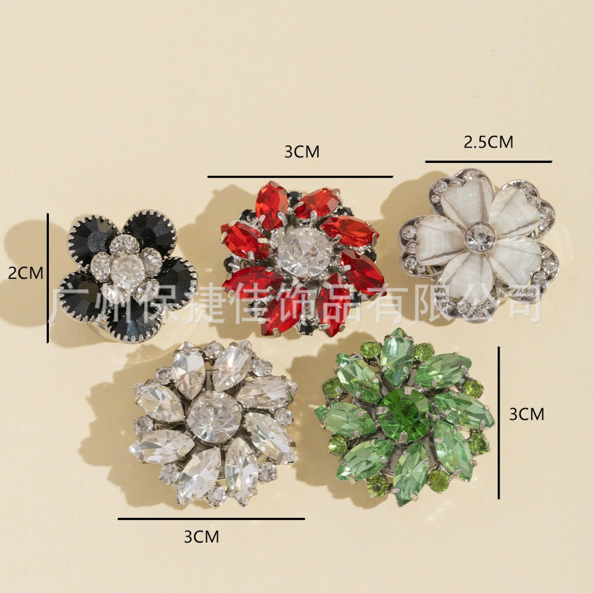 RhineStone Button COVER manufacturer Cross -border shirt sleeve buckle clothing jewelry diamond jewelry buttons