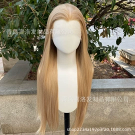 长直发假发;假发长卷发