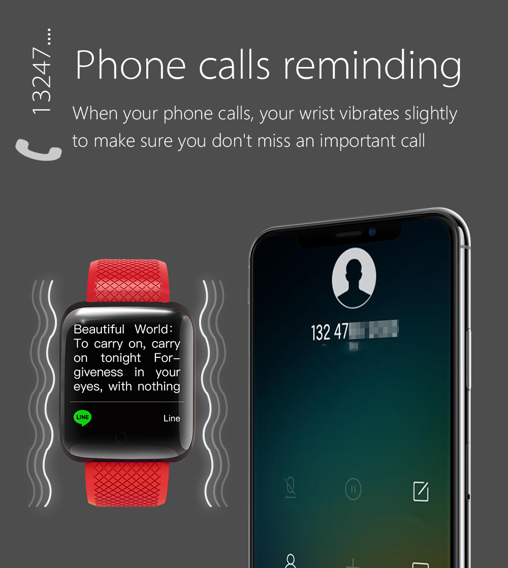 Smart Bracelet With Colour Screen And Information Reminder_voghion.com