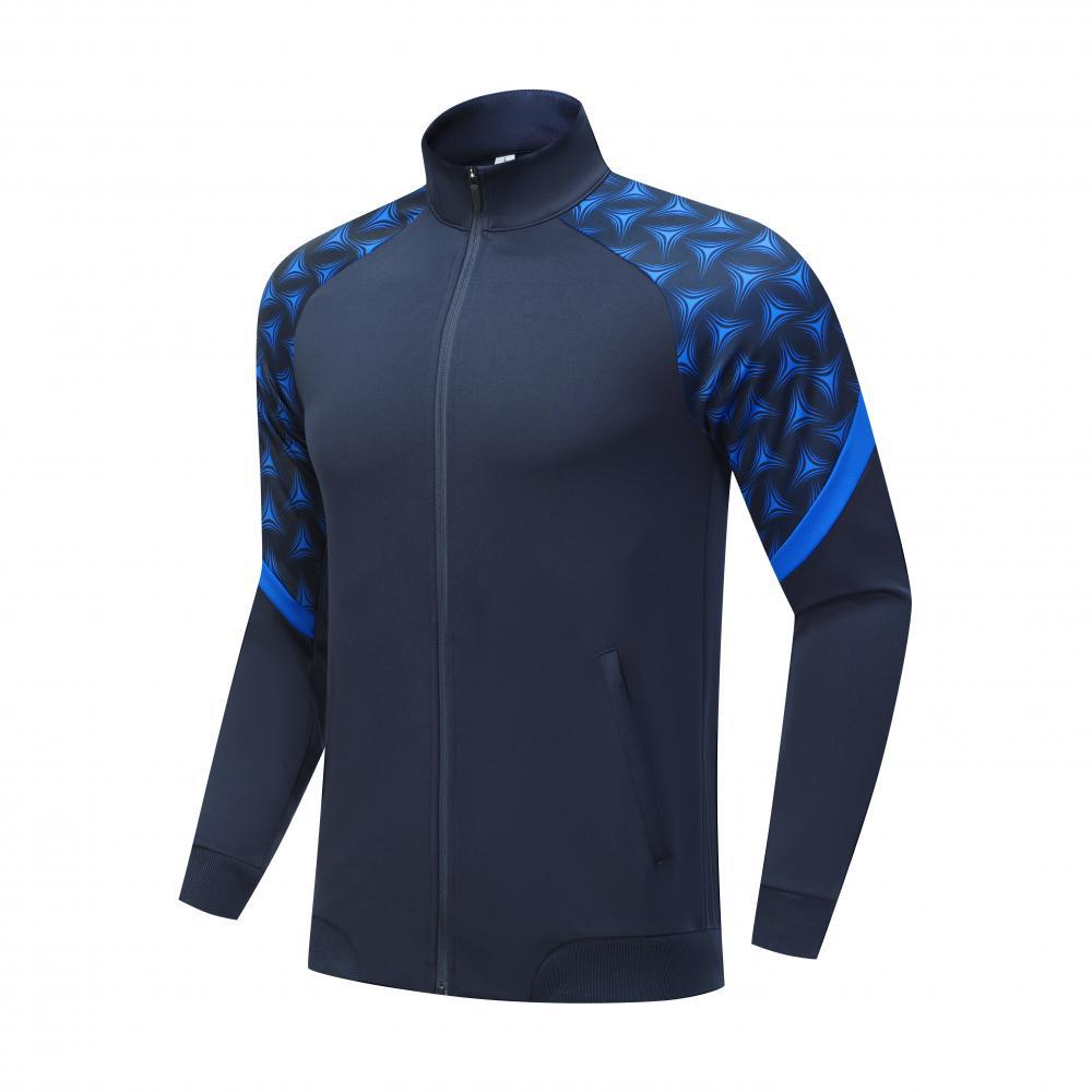 25 años de moda deportiva ocio abrigo de cuello vertical otoño invierno ropa de fitness de fútbol baloncesto bádminton alta elástica transpirable