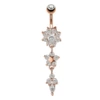 Rose gold diamond