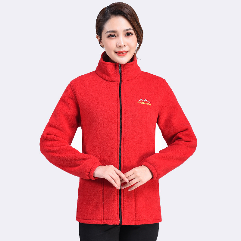 bright red