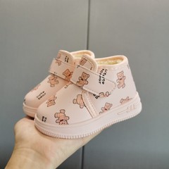 2023 Winter Baby Snow Boots Cotton Shoes Plus Velvet Thickened Waterproof Warm Shoes Cartoon Boys Shoes Girls