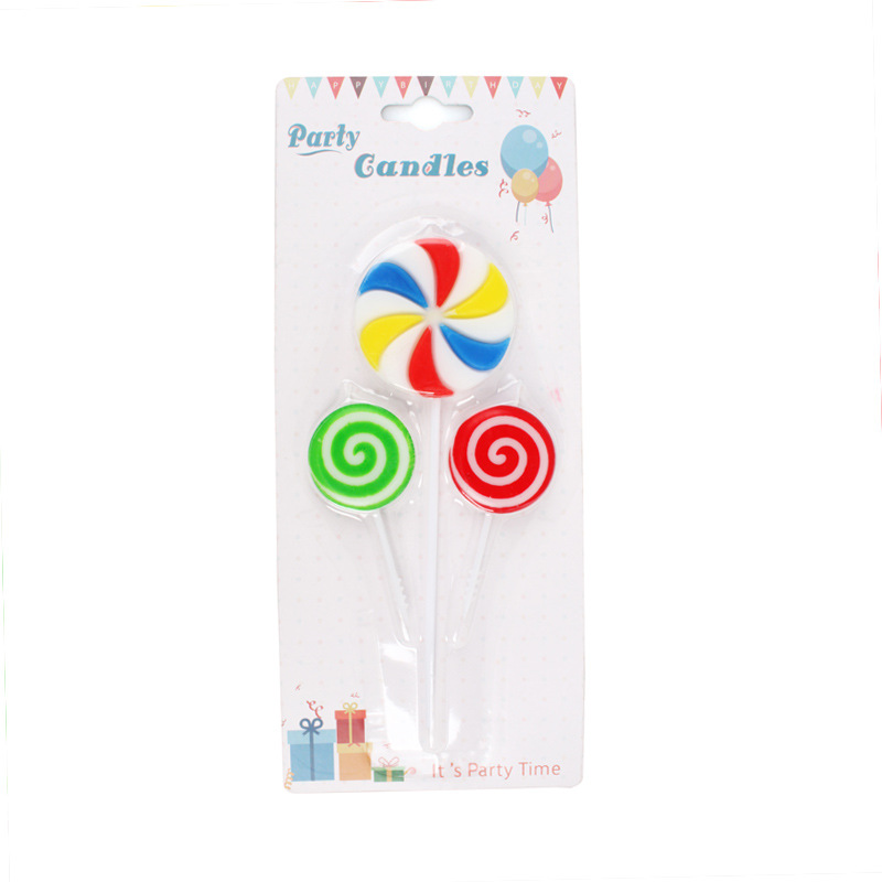 Nueva vela de cumpleaños para niños de dibujos animados lindo, pastel de cumpleaños coreano, complemento de decoración para hornear, vela sin humo