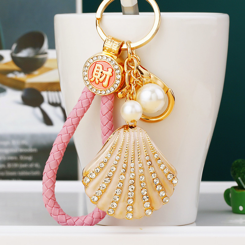 55g Weight Lobster Trigger Clasp Closure Clasp Closure Type Rhinestones Inlay Material Keychain Classification 1 Piece Quantity Daily Occasion Zinc alloy Material Shell Pattern Unisex Gender Plating, Diamond Design Elegant, Cute, Simple Style Style 1 Piece Elegant Cute Simple Style Shell Zinc Alloy Plating Diamond Rhinestones Unisex Lobster Trigger Clasp Closure Keychain 12