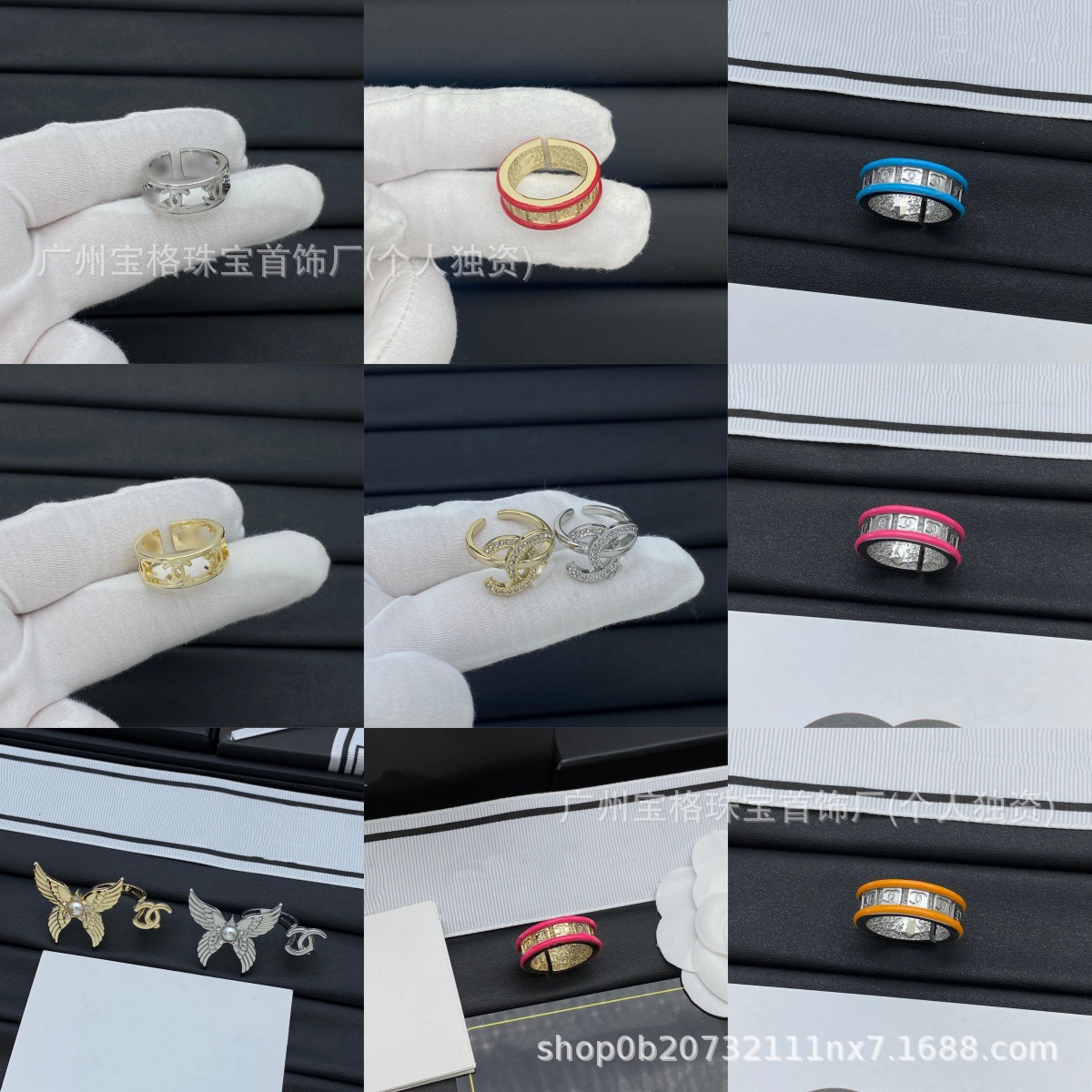 Fragrance Ring for Women, European and American Cross-Border Style, Light Luxury Niche High-End Fashion Trendy Versatile Fragrance Grandma Ring