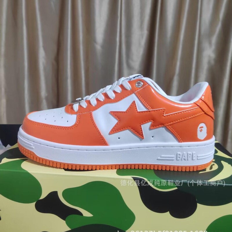 European Station BAPESTA SK8 Ape Head Lightning Air Force Low-top Casual Men's and Women's Light Luxury Board Shoes Cross-border Shoes