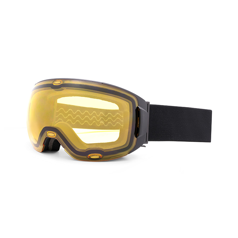 New double curved surface wind and fog proof ski goggles double anti-fog cocker myopia glasses for men and women skiing equipment_voghion.com