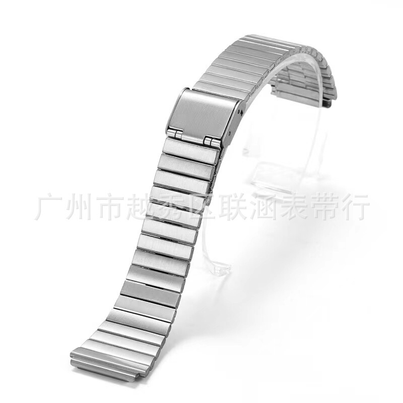 Stainless Steel One Strap Bamboo Retro Small Steel Strap 18mm Unisex