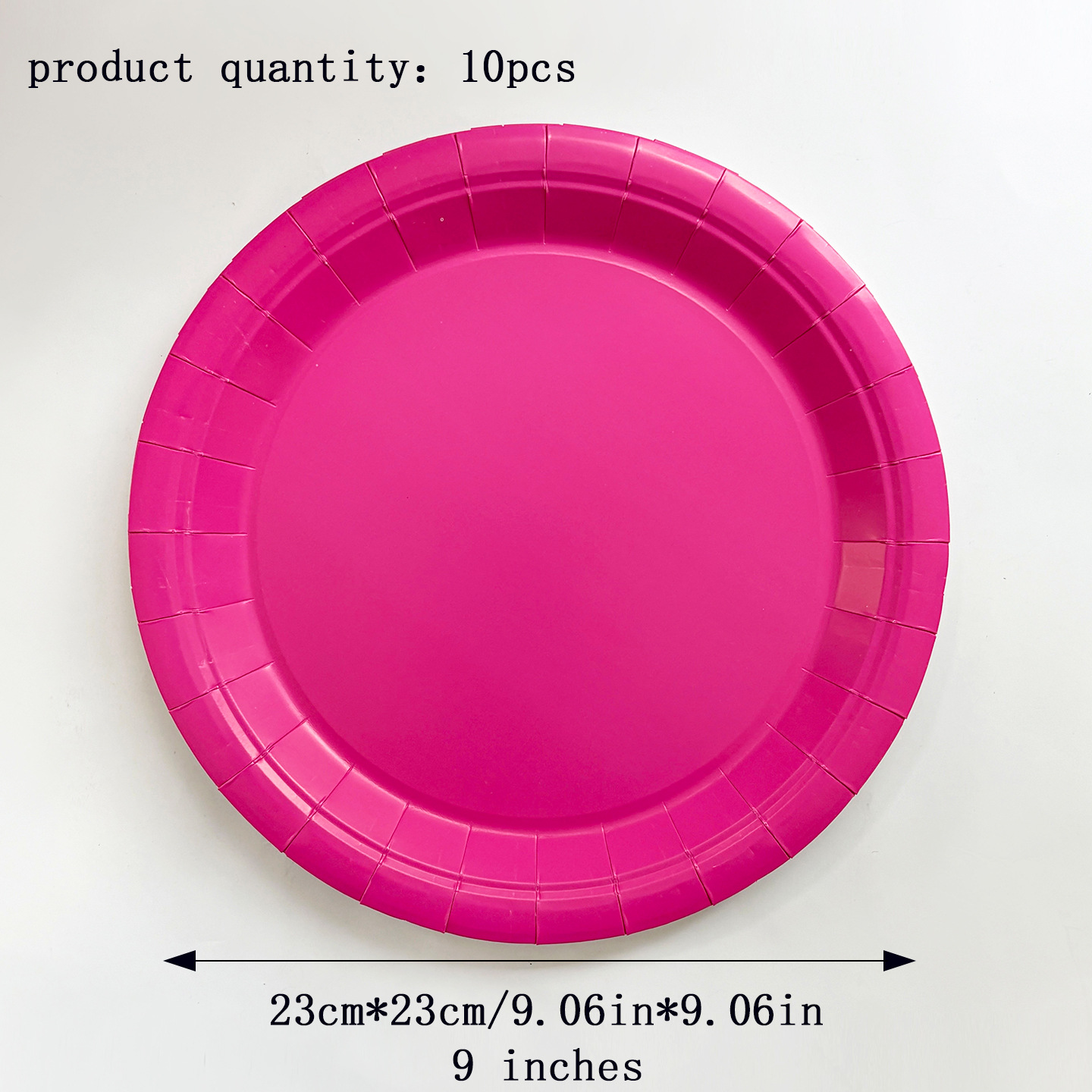 Comercio extranjero transfronterizo Amazon venta caliente de 7 pulgadas 9 pulgadas bandeja de papel desechable platos de pastel para niños fiesta de cumpleaños decoración de cubiertos