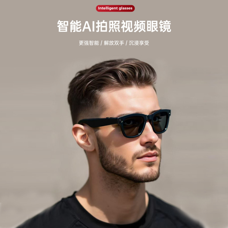 M01proAI智能眼镜800W防抖高清拍照录像太阳镜智能蓝牙眼镜批发|undefined
