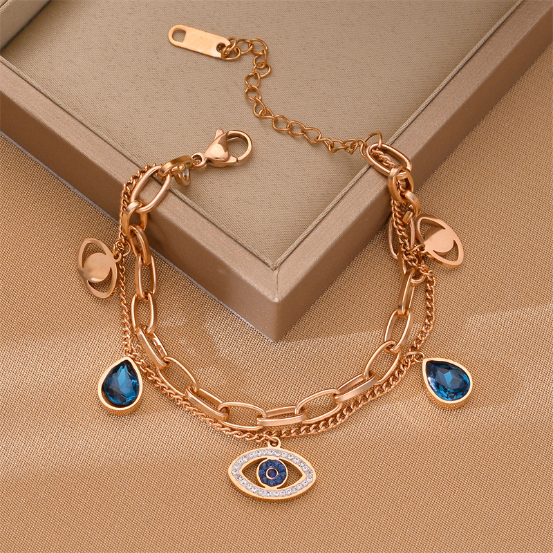 Corea del Sur Dongdaemun moda pulsera de acero de titanio nicho mujer diseño de acero inoxidable sensación de alta calidad joyas de pulsera transfronteriza universal