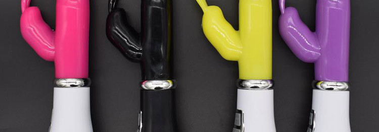 Rabbit Vibrator Dual Stimulation Rechargeable Massager in Multiple Colors — detail image 2