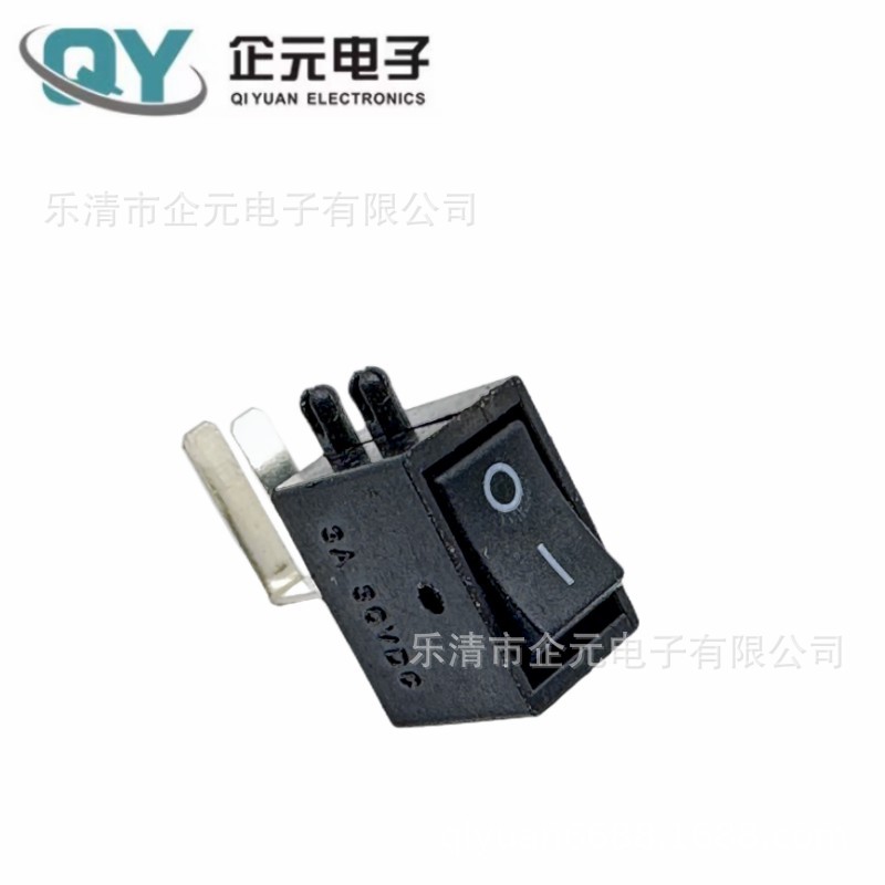 船型开关 弯脚90度两档 KCD11 10*15MM  3A/30VDC 机顶盒电源开关