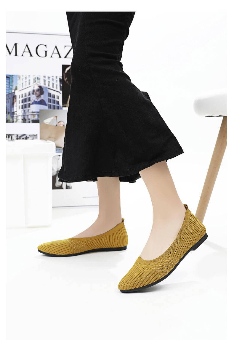 Women's Casual Solid Color Point Toe Flats display picture 7