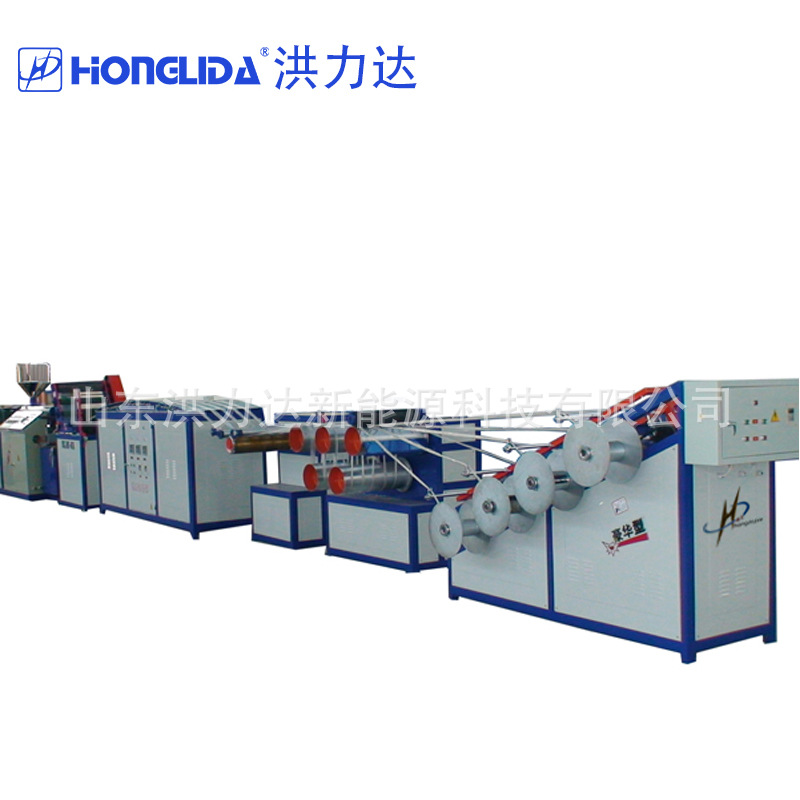 洪力达塑料捆草绳机打草绳机撕裂膜加捻机捆草绳加捻机生产线直供