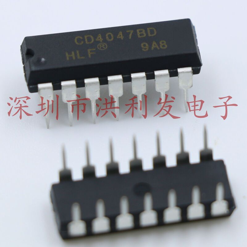 HLF brand CD4047BD low power Monostable/unsteady multivibrator HLF brand CD4047BD low power Monostable/unsteady multivibrator