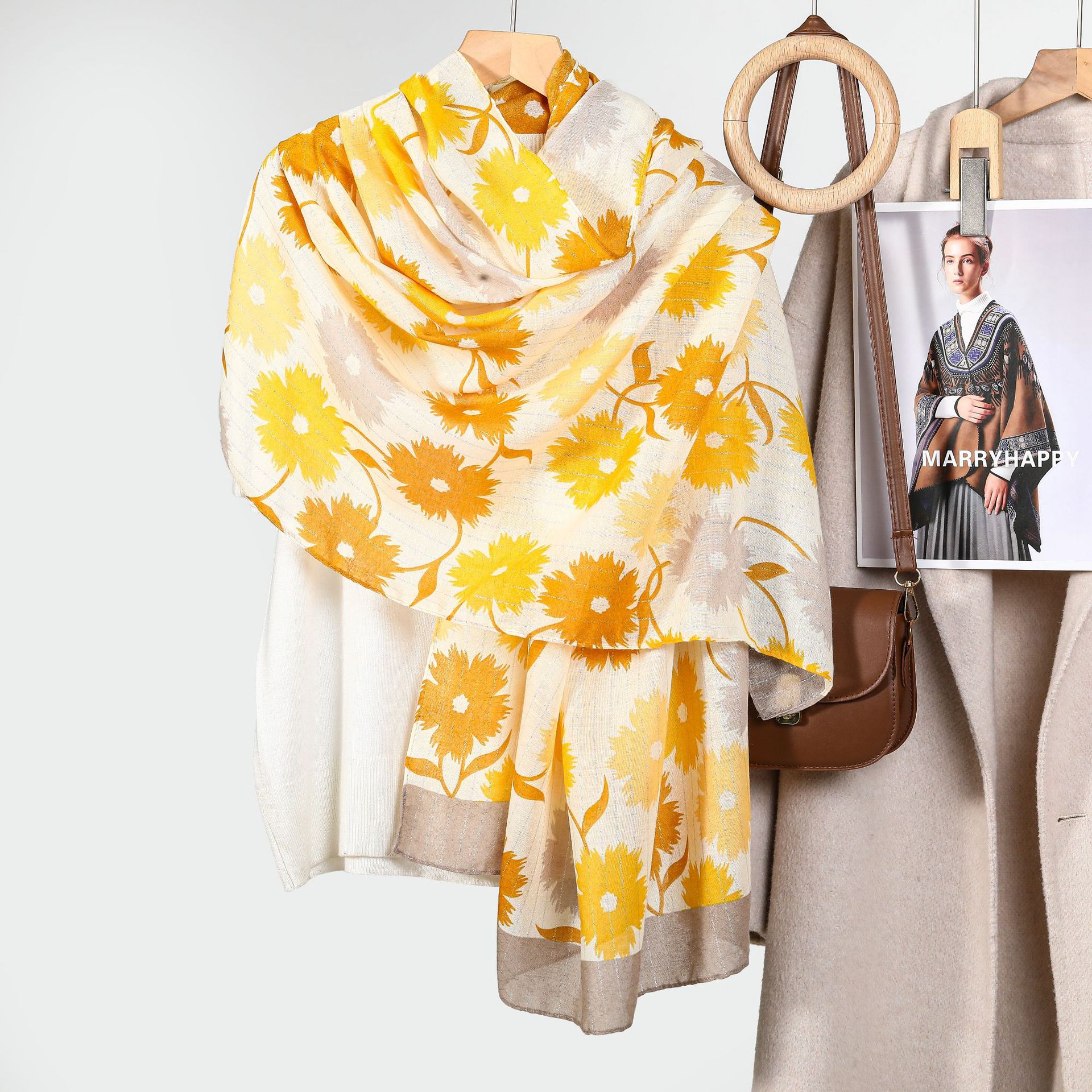 화려한 국화 밝은 노란색