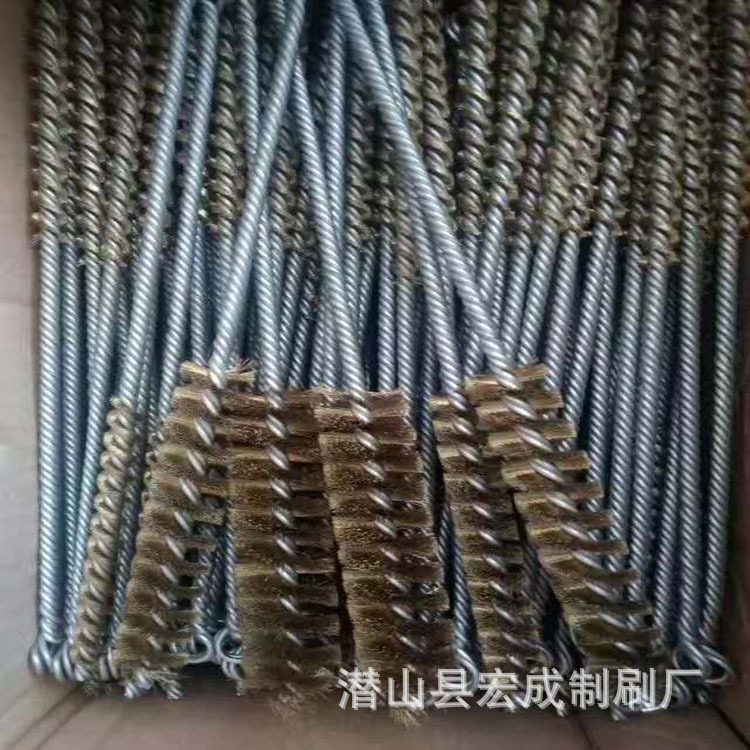 厂家直供尼龙试管刷 洗瓶刷 不锈钢丝清孔管道刷 红酒瓶清洗毛刷