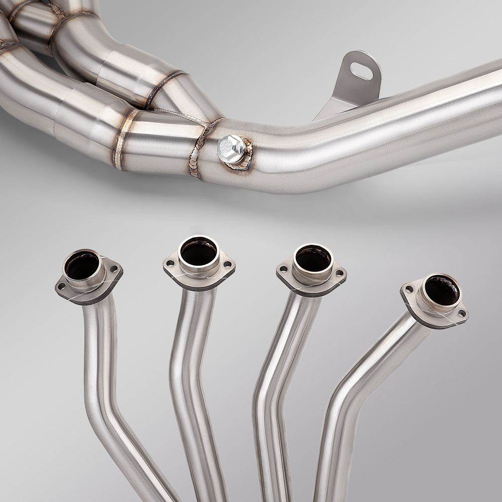 Motorcycle Exhaust Pipe Suitable for Gsxr1000 Stainless Steel Front Section to Connect to the Original Tail Section 17-24 Years