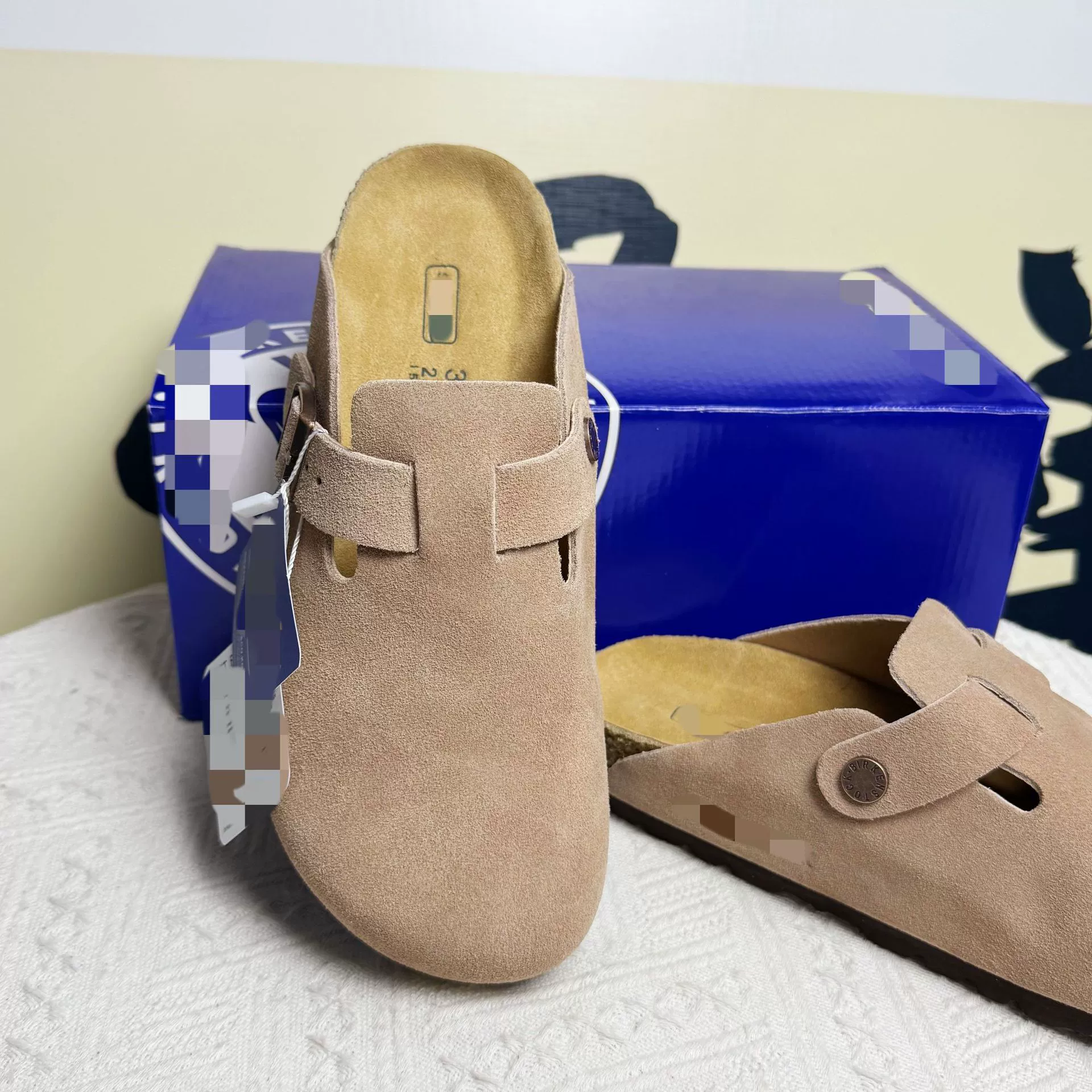 БК тапочки женские Баотоу рыбалка Birkenstock обувь Birkenstock полуподкладки из натуральной кожи пробка японская толстая подошва полуподкладки для мужчин и женщин