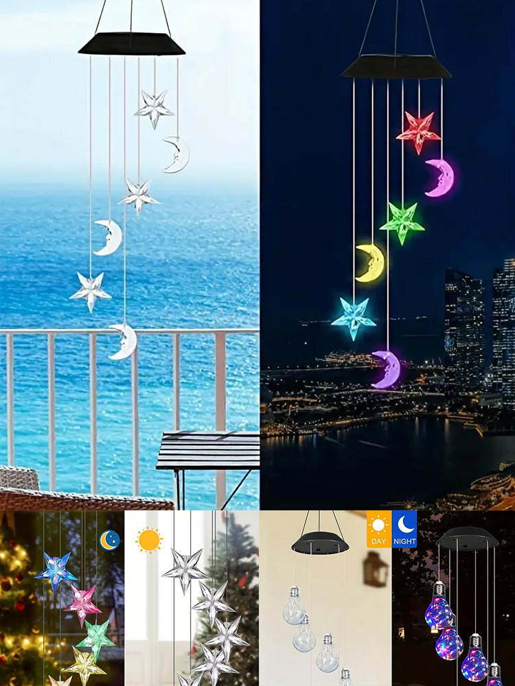 Solarbetriebenes Led Windspiel Mit Farbwechsel Und Tierdesign_voghion.com