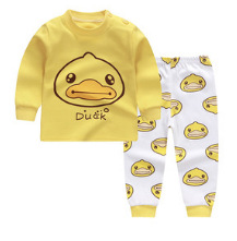 2023 nueva ropa para niños traje de ropa interior para niños coreanos ropa de otoño para niños pequeños y medianos pantalones largos pijamas para bebés ropa para el hogar