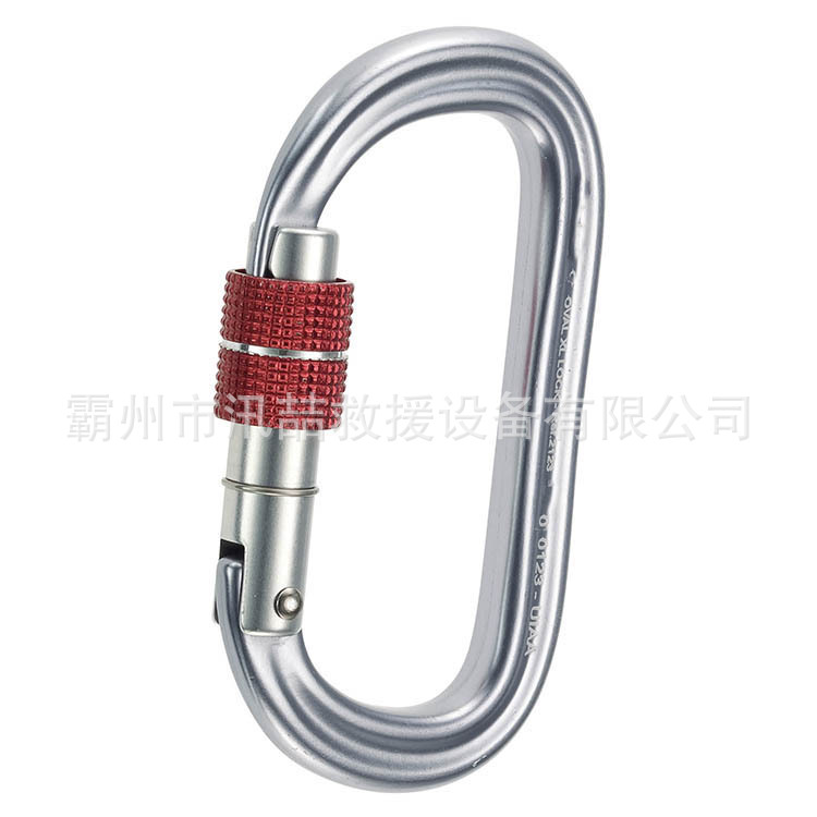 O-type screw main lock rock climbing carabiner high-altitude work…