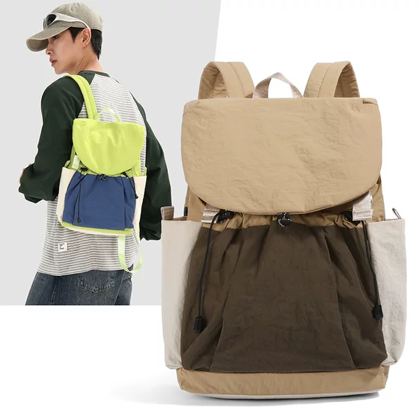 Outdoor hiking backpack, travel backpack, versatile, large capacity, multi-color, casual, lightweight, suitable for outdoor trekking