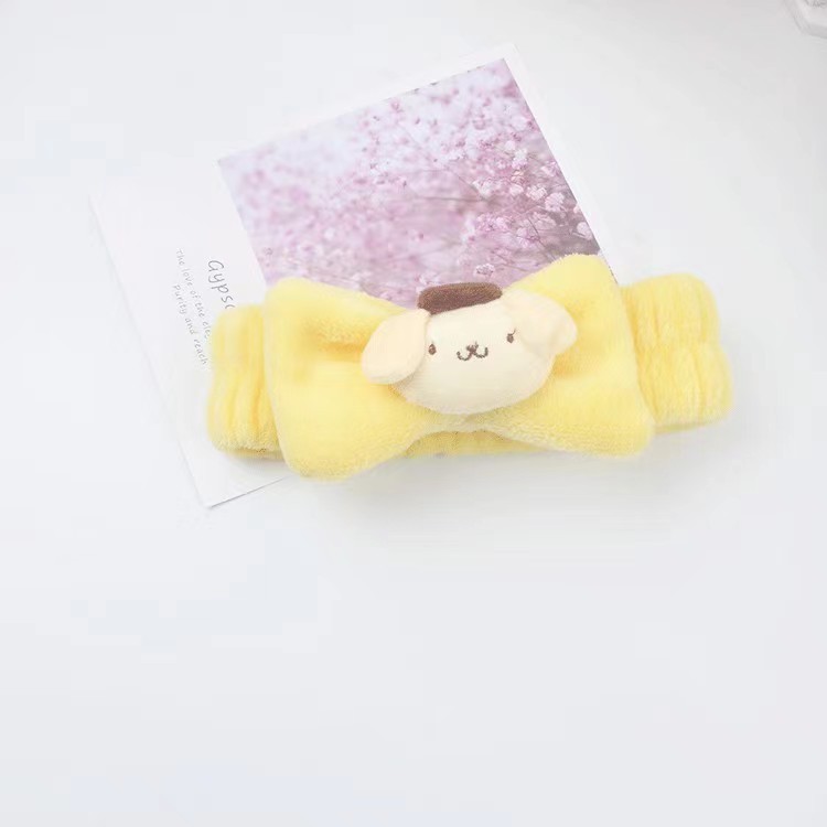 Cinta para el cabello prensado para el lavado de cara de otoño e invierno, cinta para el cabello linda, diadema antideslizante dulce, diadema, tocado