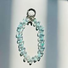 网红手工串珠水晶手机链女精致高级感钥匙链垫片手腕短款手机挂链