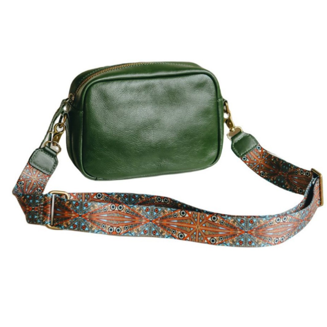 Women's New Leather Crossbody Women's Bag Simple Artistic Retro Steamed Bread Bag Personalized Trendy Top Layer Cowhide Small Square Bag
