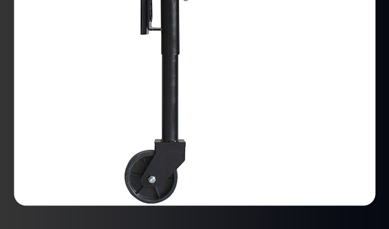 Single-Wheel Trailer 0kg Top-Side Swivel Yacht Rv Mobile Support 6inch Guide Wheel Lifting Rv Stand